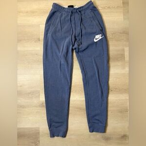 Nike Blue Jogger Sweatpants with Elastic Cuffs